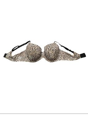 Leopard Print Lined Demi Bra Victoria’s Secret Fabulous 38C